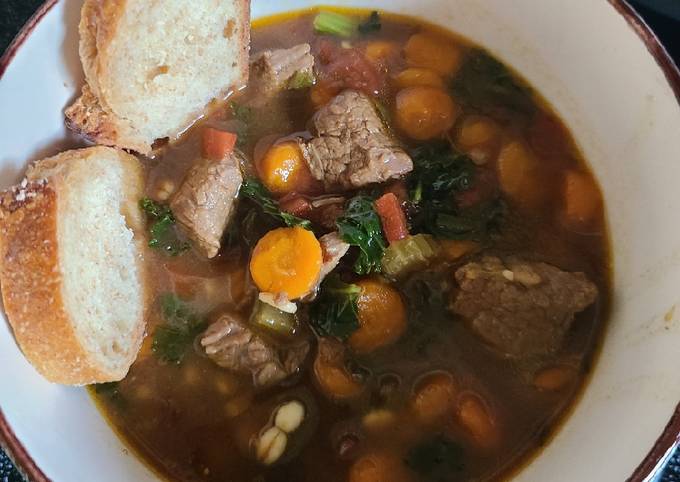 Easiest Way to Make Homemade Instant pot beef barley soup