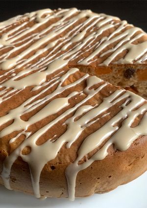 A picture of Rice Cooker Sweet Potato Cake.