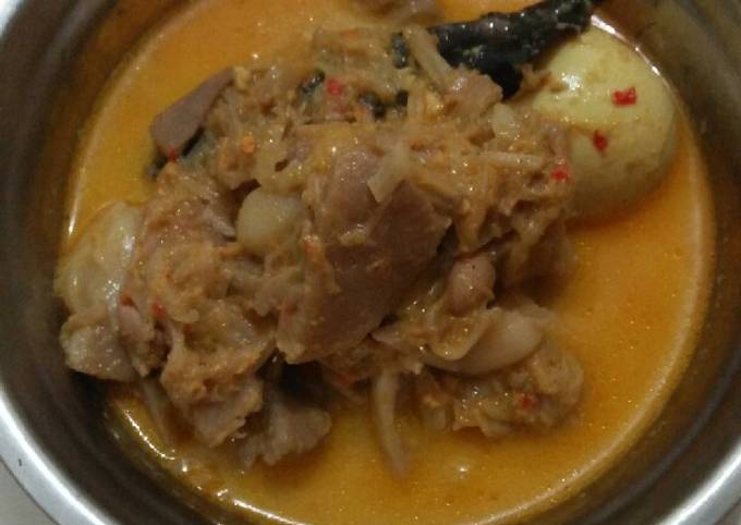 Sayur lodeh tewel/nangka muda