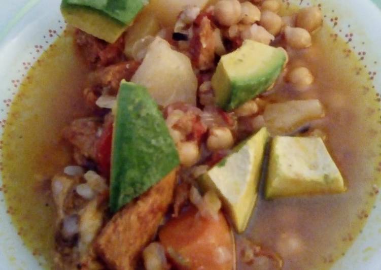 Potaje de garbanzos. g.que