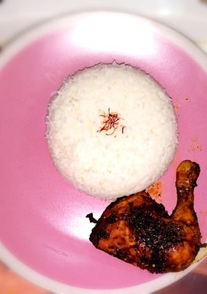 صورة لوصفة عيش ودجاج 🍚🍗🤤