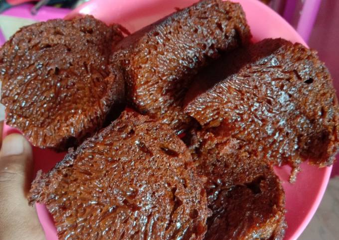 Resep: Bolu Caramel sarang semut Yang Sederhana