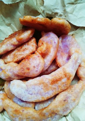 Hình của món Bánh khoai mỡ chiên.