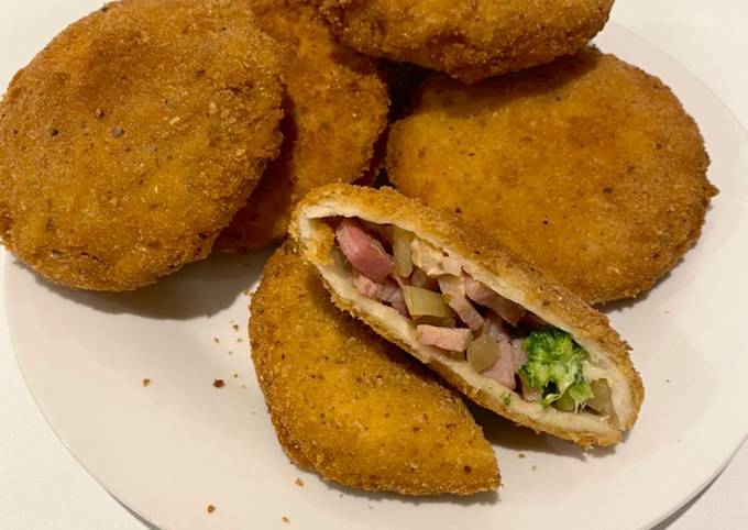 Resep Roti goreng isi bacon broccoli and cheese, Bikin Ngiler