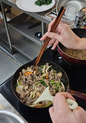 A picture of Bulgogi.