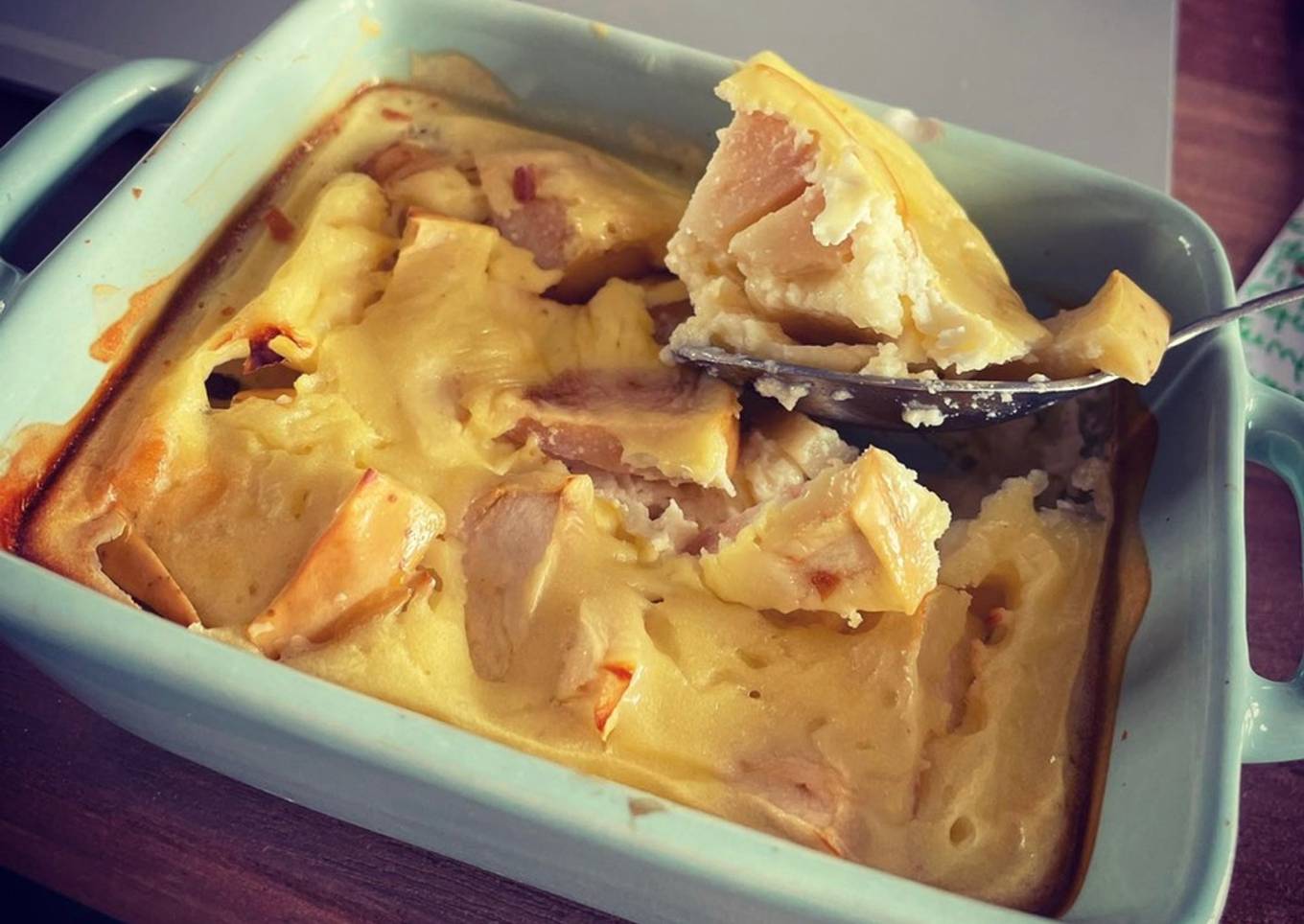 Flan healthy aux pommes