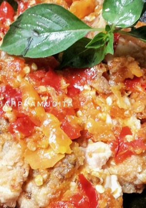 Foto resep Ayam Geprek Pedas Ala Bensu