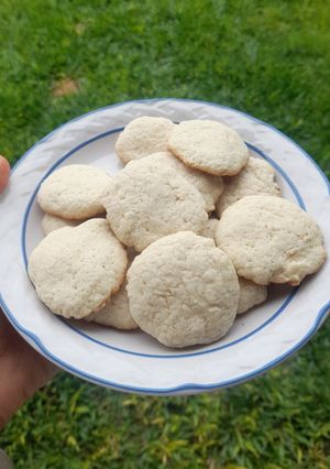 Una foto de Galletas de limón veganas