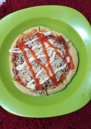 Foto resep Pizza mini sosis dan keju 🍕🍕