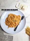 Spicy and chesse long macaroni