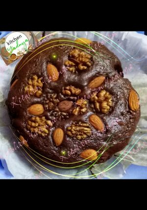 A picture of Date and Walnut cake.