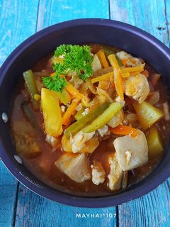 Foto resep Ayam Kuluyuk / Ayam Asam Manis / Ayam Koloke