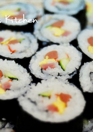 日式海苔壽司卷 的食譜成品照片