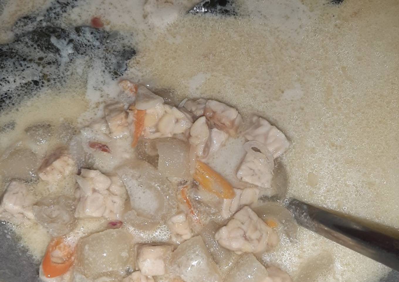 Sayur lodeh tempe kikil