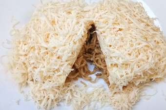 Anti Ribet, Bikin Mi goreng balut telur dan keju Ekonomis
