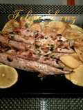 Filetes caballa al horno