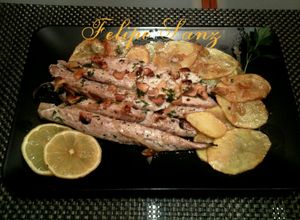 Una foto de Filetes caballa al horno