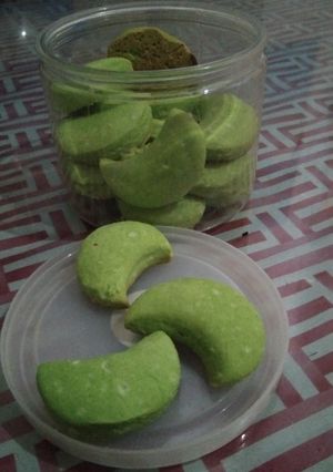 Foto resep Kue bangkit pandan
