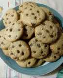 Galletas con chispas de chocolate