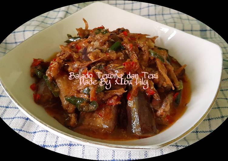 33. Balado Terong dan Ikan Teri ala Ibu Lily