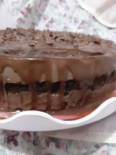 عکسی از دستور چیز کیک شکلاتی