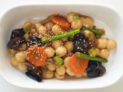 A picture of asian rice cakes