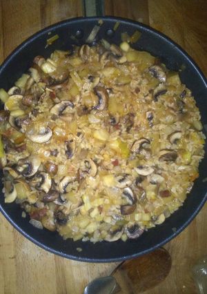 Una foto de Arroz con verduras