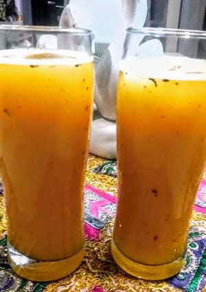 A picture of Bel ka sharbat.