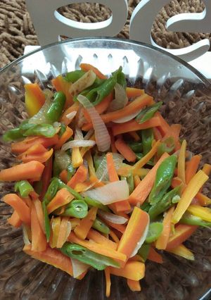 Foto resep Hanya tumis wortel buncis