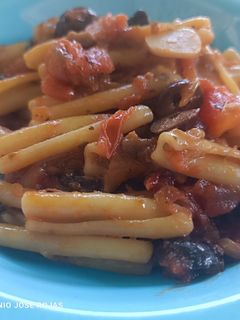 Una foto de Casarecce en salsa 🌶️🌶️🌶️