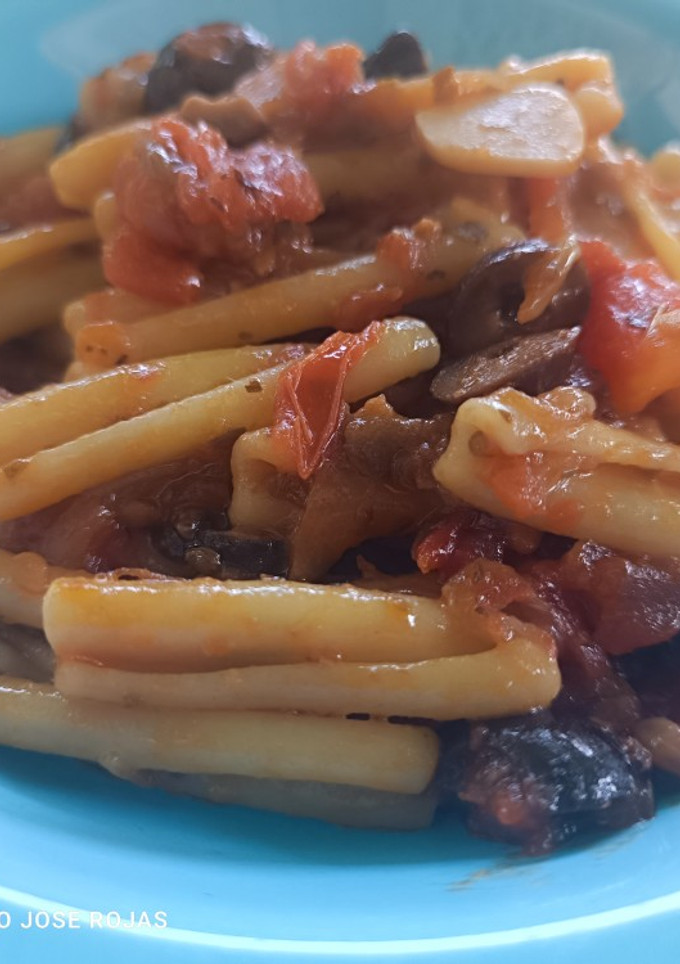 Una foto de Casarecce en salsa 🌶️🌶️🌶️