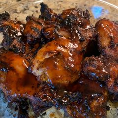 A picture of Coffee Rub Barbecue Chicken Thighs.