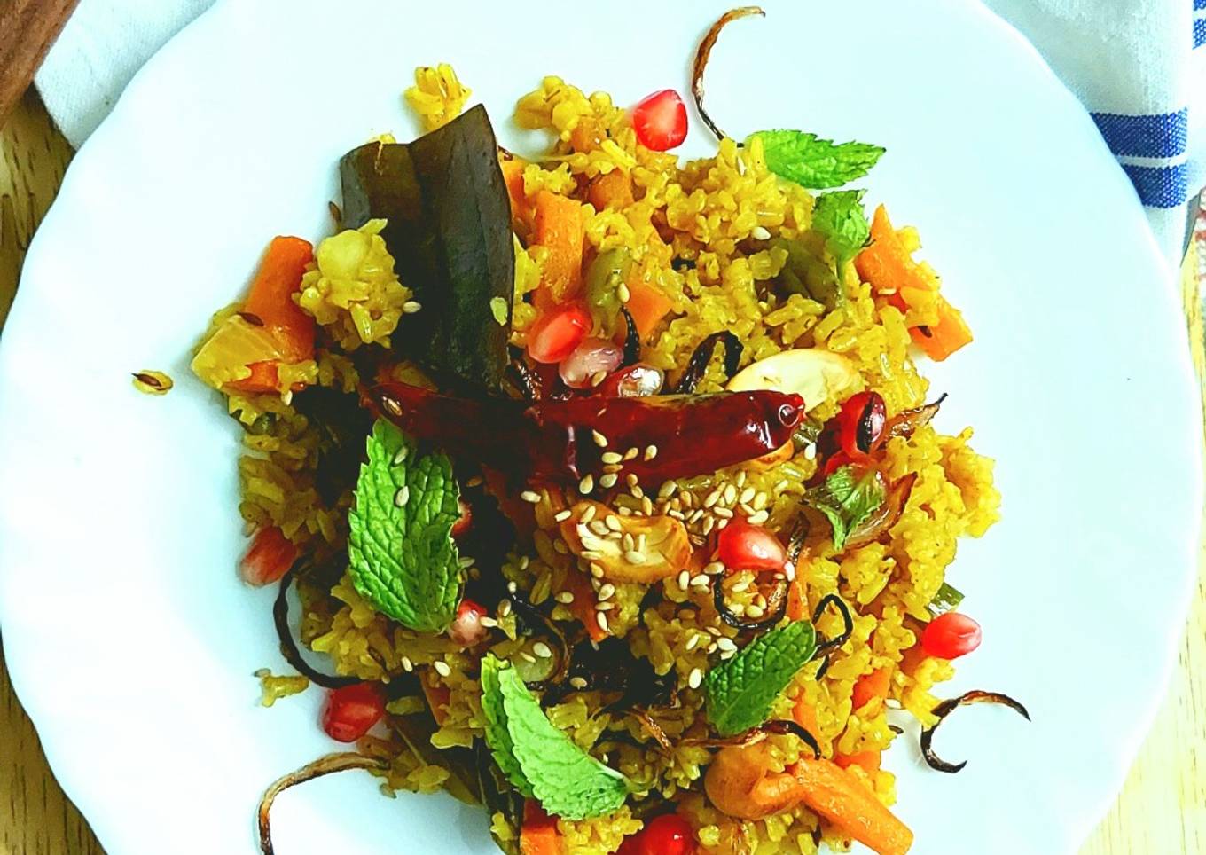 Brown Rice Vegetable Pulao