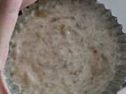 Una foto de banana crema de mani
