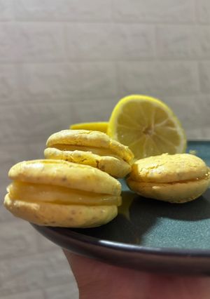 Una foto de Macarons de Lemon Curd 🍋