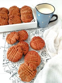 Una foto de Galletas de mantequilla de cacahuete