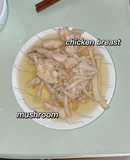 [ giảm cân + eat clean ] ức gà xào nấm