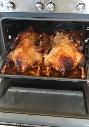 Gesztenyével töltött liba recept fotója