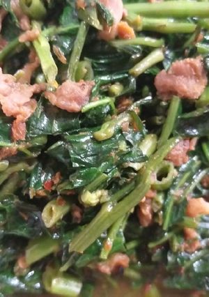 รูปของ แกงคั่วผักบุ้งหมูสับ