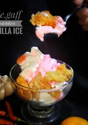 Foto resep Friedchiken vanilla ice