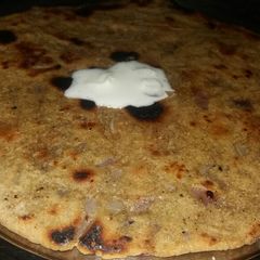 A picture of Chapati of pearl millet.