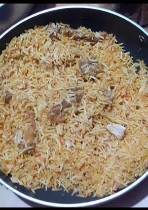 A picture of Simple Chicken Biryani.