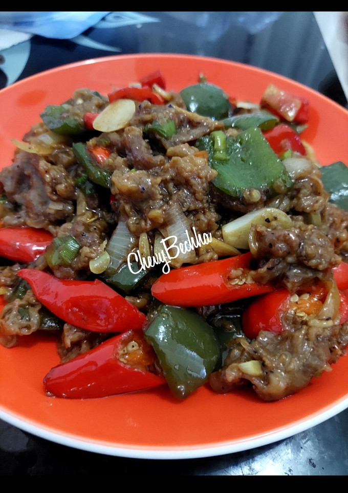 Foto resep Daging/Beef Lada Hitam
