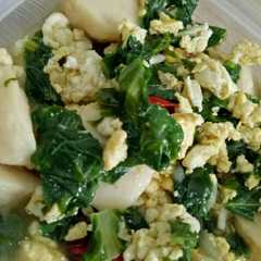รูปของ Sawi Telur Orek No MSG