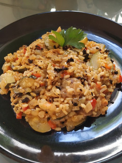 Una foto de Arroz meloso con trufa