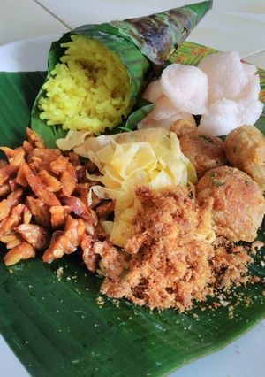 Foto resep Nasi kuning bakar