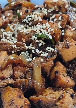 Foto resep Ayam Lada Hitam