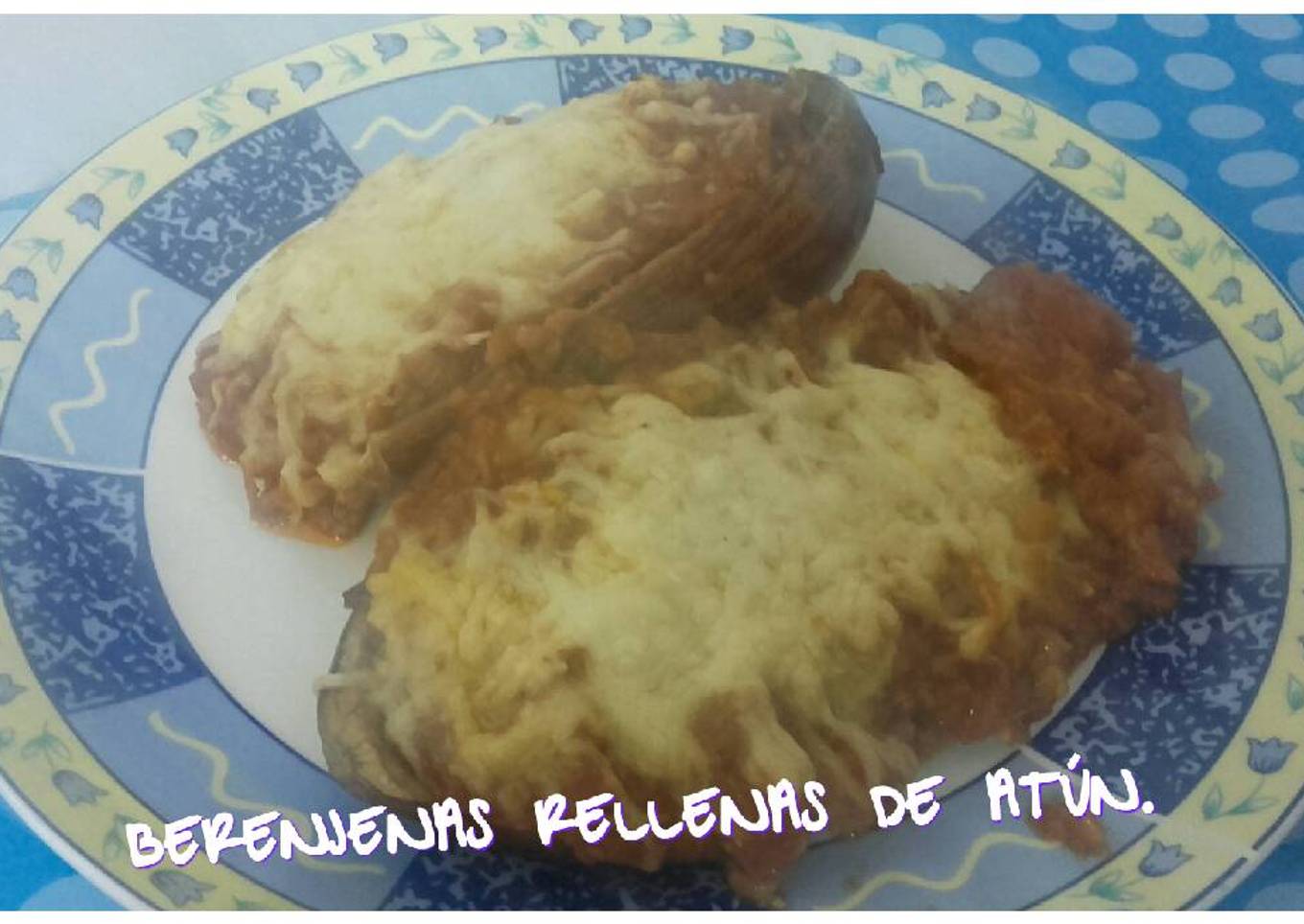 Berenjenas rellenas de atún