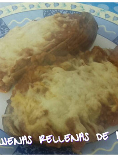 Una foto de Berenjenas rellenas de atún