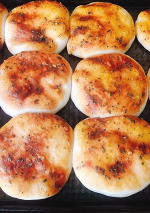 Una foto de Pizzetas con harina Pureza con levadura